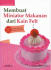 Membuat Miniatur Makanan dari Kain Felt